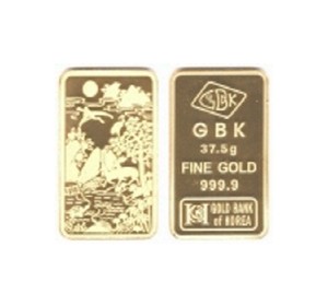 순금 골드바 10돈(37.5g) _ B형  999.9  현금영수증